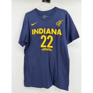 Nike Indiana Fever Caitlin Clark 22 Explorer Edition T-Shirt Navy Blue Womens  S